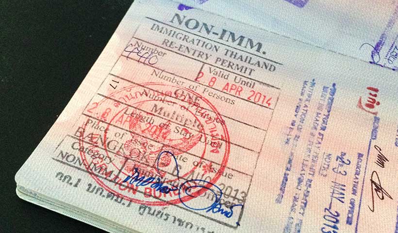 Re-Entry Permits | ThaiEmbassy.com
