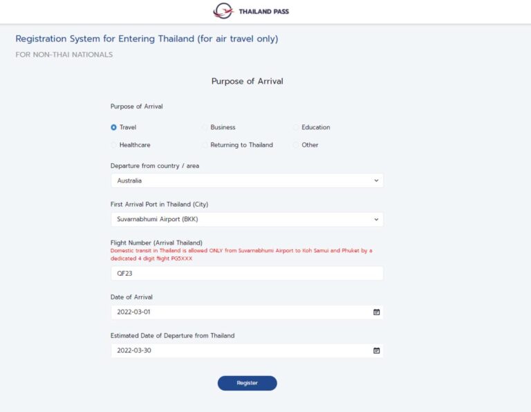 How To Check The Thailand Pass Status Easy Steps To Apply For Thailand Pass 9208