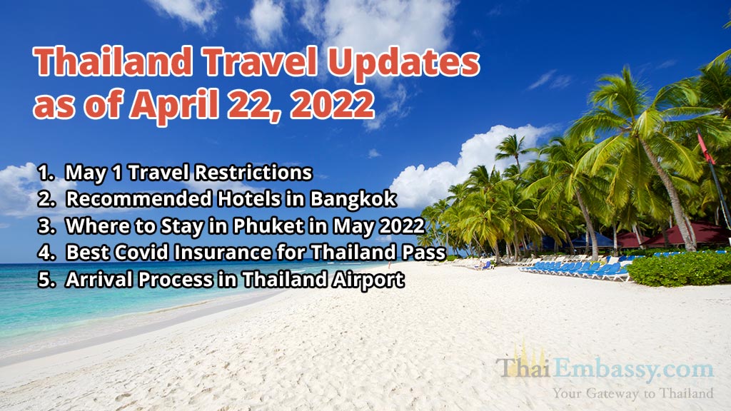 Thailand Travel Restrictions For May 1; Recommended Hotels In Bangkok ...