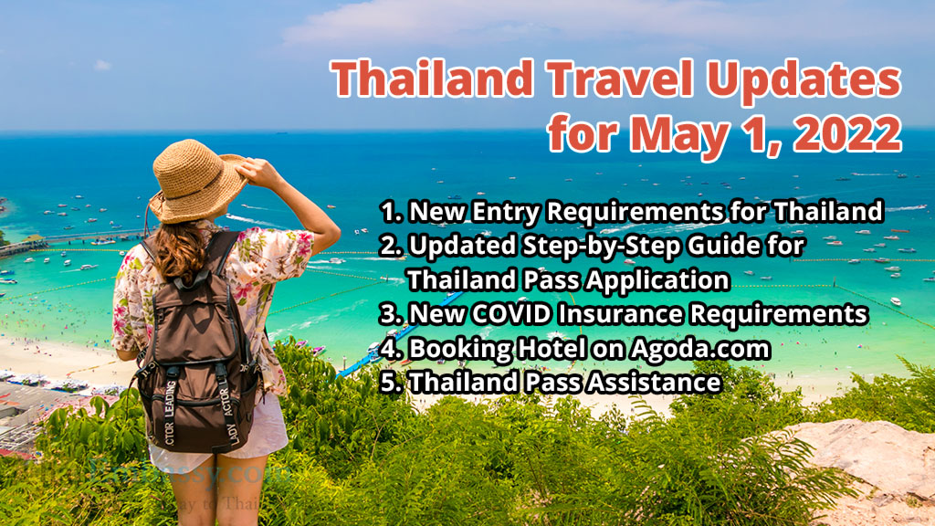 thailand tourist requirements 2022