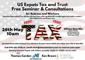 Free Tax Seminar in Hua Hin